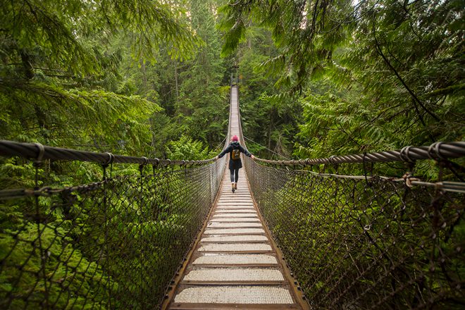 Hiking in Nature