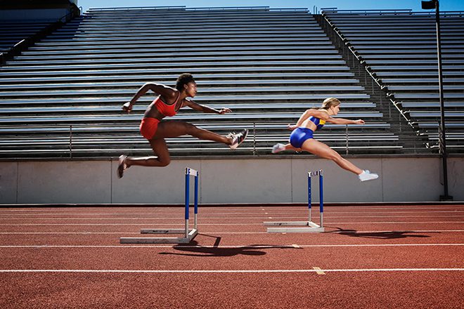 hurdles for women