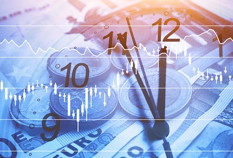 Time is Money finance business time clock currency chart