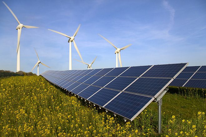 Solar Panels and Windmills
