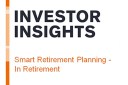 Retirement Investor Insights: In retirement